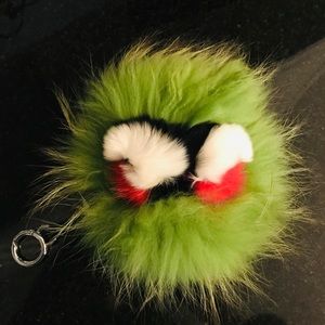 Fur Monster Key Chain